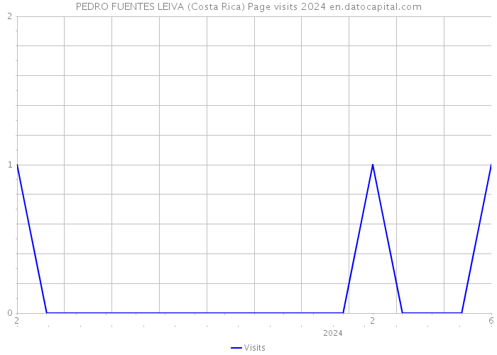 PEDRO FUENTES LEIVA (Costa Rica) Page visits 2024 