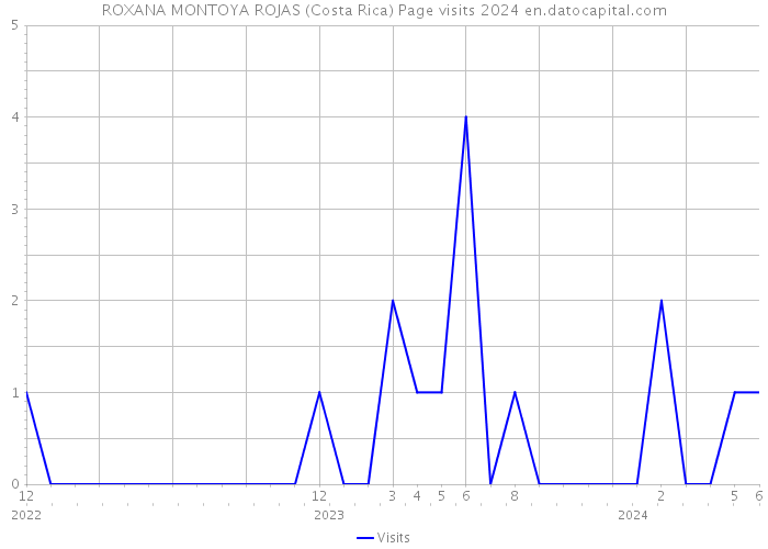 ROXANA MONTOYA ROJAS (Costa Rica) Page visits 2024 