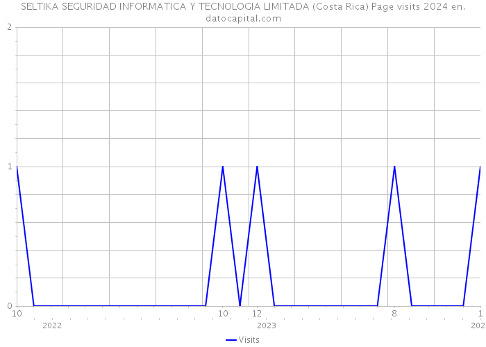 SELTIKA SEGURIDAD INFORMATICA Y TECNOLOGIA LIMITADA (Costa Rica) Page visits 2024 