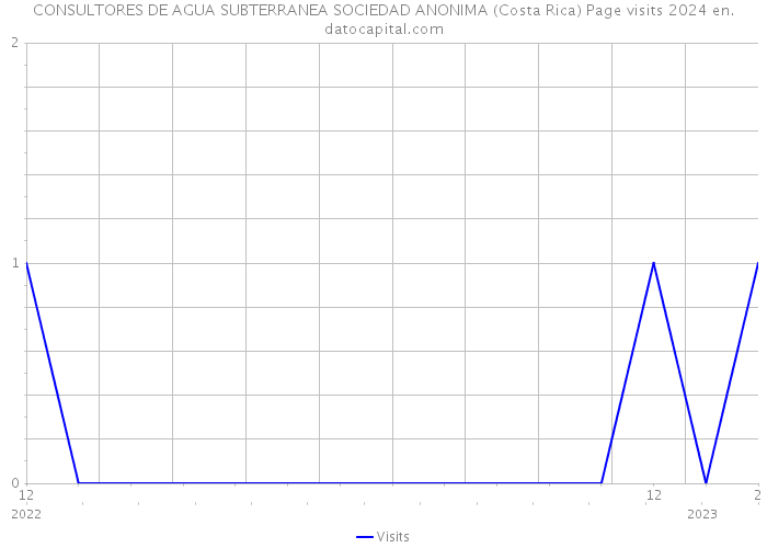 CONSULTORES DE AGUA SUBTERRANEA SOCIEDAD ANONIMA (Costa Rica) Page visits 2024 