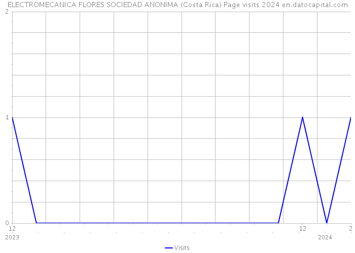 ELECTROMECANICA FLORES SOCIEDAD ANONIMA (Costa Rica) Page visits 2024 