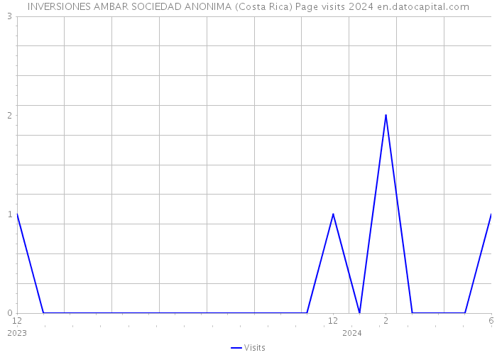 INVERSIONES AMBAR SOCIEDAD ANONIMA (Costa Rica) Page visits 2024 