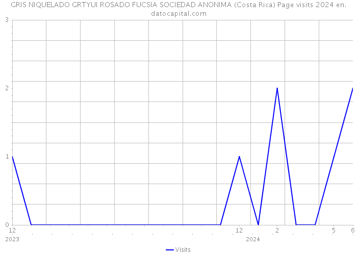 GRIS NIQUELADO GRTYUI ROSADO FUCSIA SOCIEDAD ANONIMA (Costa Rica) Page visits 2024 