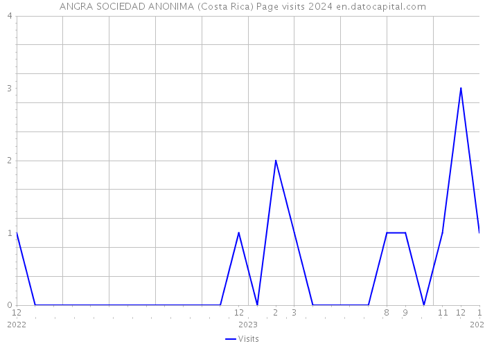 ANGRA SOCIEDAD ANONIMA (Costa Rica) Page visits 2024 