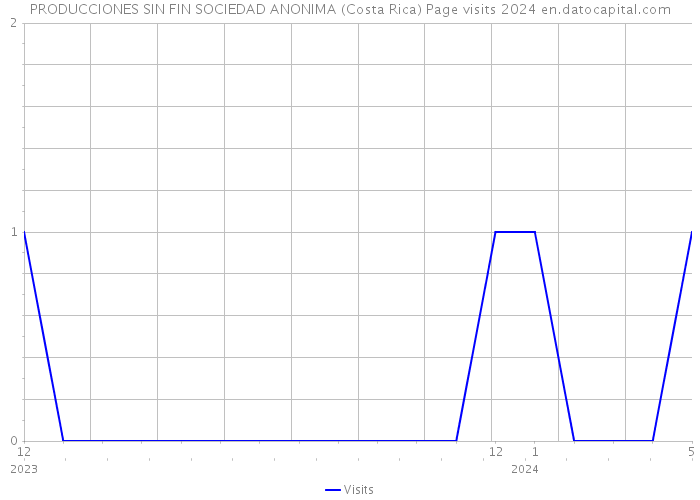 PRODUCCIONES SIN FIN SOCIEDAD ANONIMA (Costa Rica) Page visits 2024 