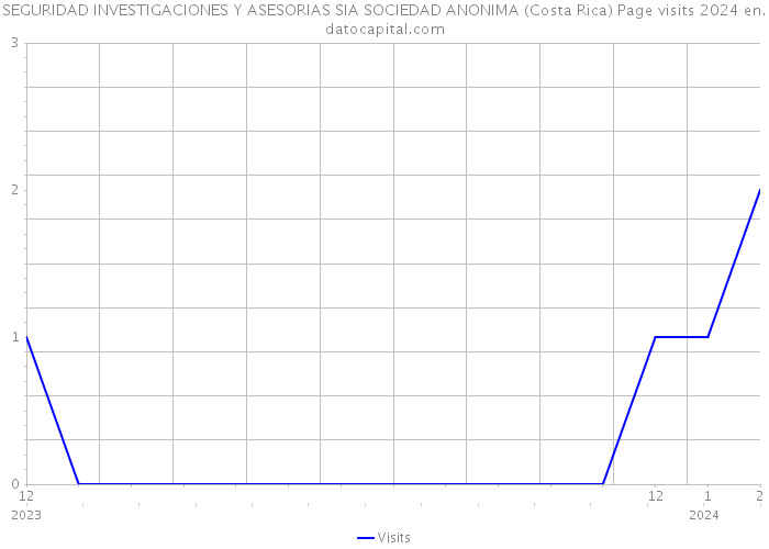 SEGURIDAD INVESTIGACIONES Y ASESORIAS SIA SOCIEDAD ANONIMA (Costa Rica) Page visits 2024 