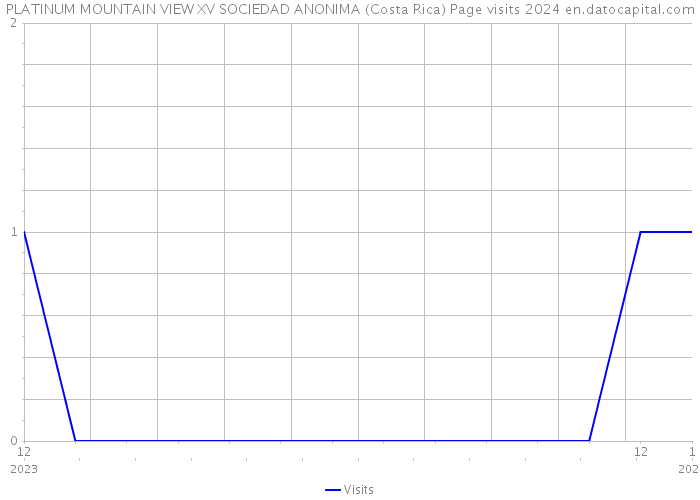 PLATINUM MOUNTAIN VIEW XV SOCIEDAD ANONIMA (Costa Rica) Page visits 2024 