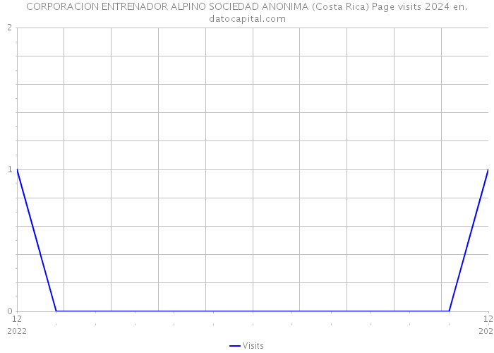 CORPORACION ENTRENADOR ALPINO SOCIEDAD ANONIMA (Costa Rica) Page visits 2024 