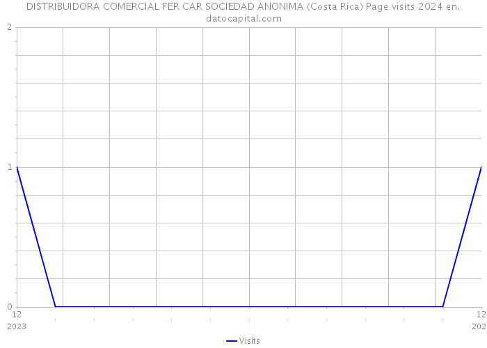 DISTRIBUIDORA COMERCIAL FER CAR SOCIEDAD ANONIMA (Costa Rica) Page visits 2024 