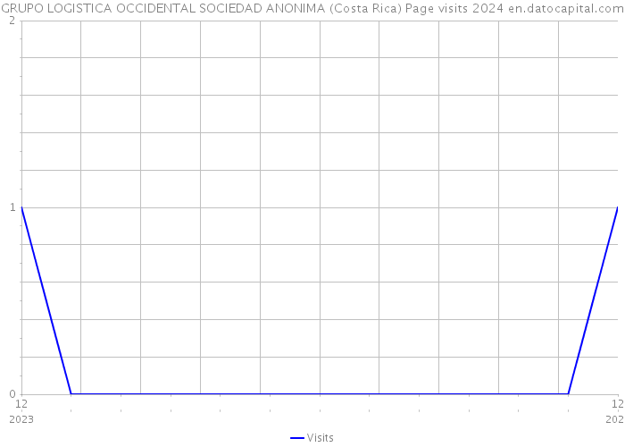 GRUPO LOGISTICA OCCIDENTAL SOCIEDAD ANONIMA (Costa Rica) Page visits 2024 