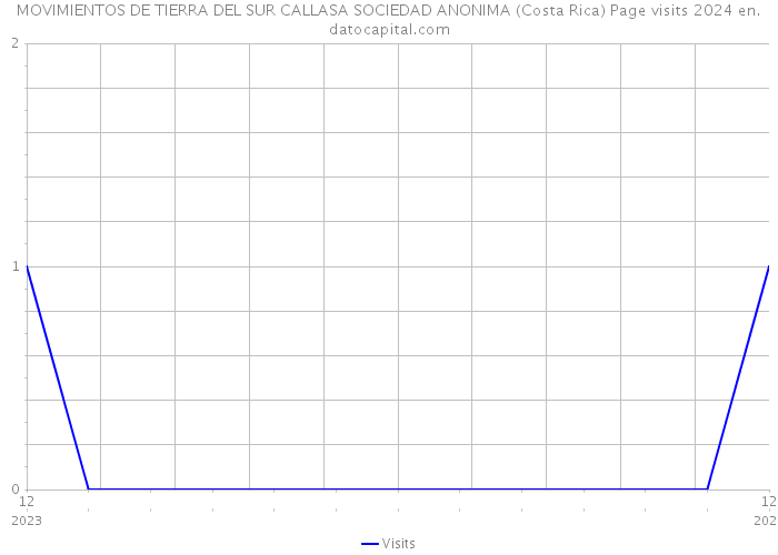 MOVIMIENTOS DE TIERRA DEL SUR CALLASA SOCIEDAD ANONIMA (Costa Rica) Page visits 2024 