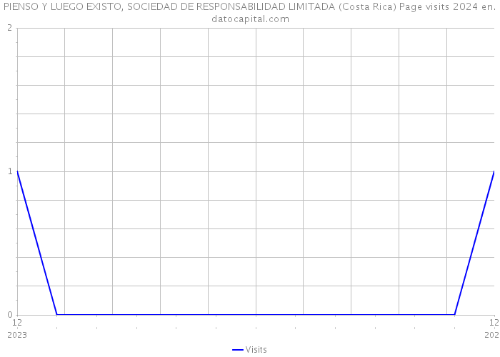 PIENSO Y LUEGO EXISTO, SOCIEDAD DE RESPONSABILIDAD LIMITADA (Costa Rica) Page visits 2024 