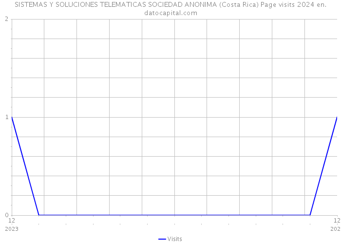 SISTEMAS Y SOLUCIONES TELEMATICAS SOCIEDAD ANONIMA (Costa Rica) Page visits 2024 