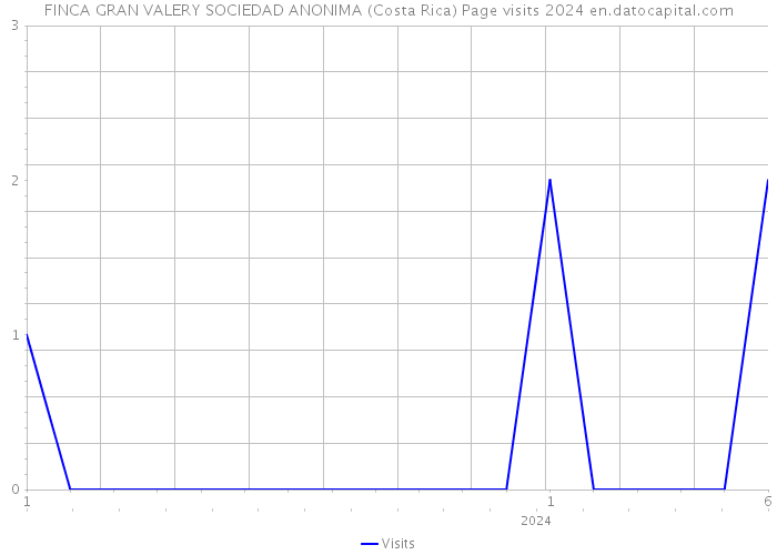 FINCA GRAN VALERY SOCIEDAD ANONIMA (Costa Rica) Page visits 2024 