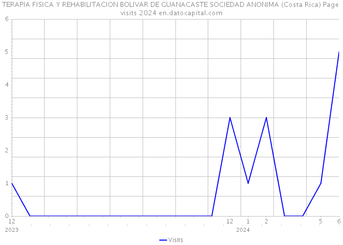TERAPIA FISICA Y REHABILITACION BOLIVAR DE GUANACASTE SOCIEDAD ANONIMA (Costa Rica) Page visits 2024 