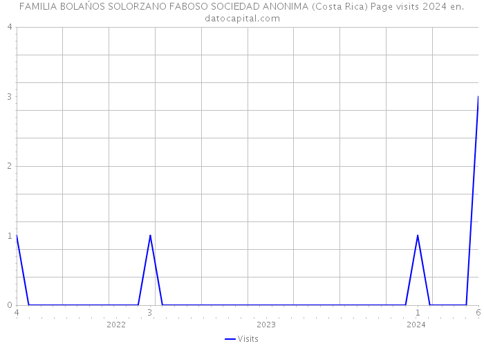 FAMILIA BOLAŃOS SOLORZANO FABOSO SOCIEDAD ANONIMA (Costa Rica) Page visits 2024 