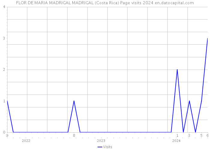 FLOR DE MARIA MADRIGAL MADRIGAL (Costa Rica) Page visits 2024 