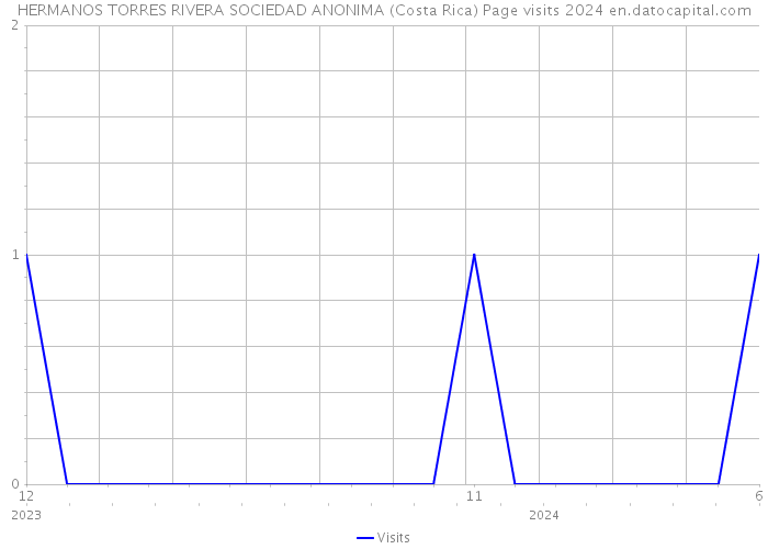 HERMANOS TORRES RIVERA SOCIEDAD ANONIMA (Costa Rica) Page visits 2024 