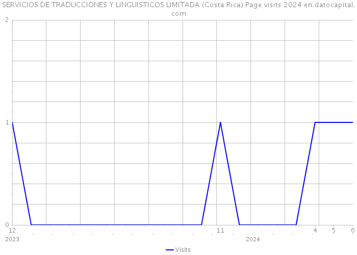 SERVICIOS DE TRADUCCIONES Y LINGUISTICOS LIMITADA (Costa Rica) Page visits 2024 