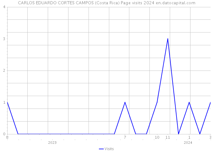 CARLOS EDUARDO CORTES CAMPOS (Costa Rica) Page visits 2024 