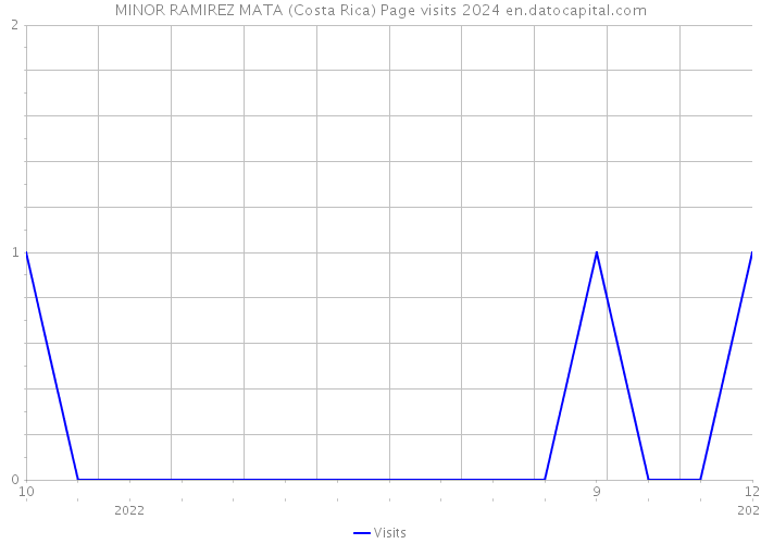 MINOR RAMIREZ MATA (Costa Rica) Page visits 2024 