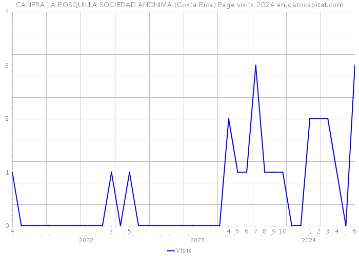 CAŃERA LA ROSQUILLA SOCIEDAD ANONIMA (Costa Rica) Page visits 2024 