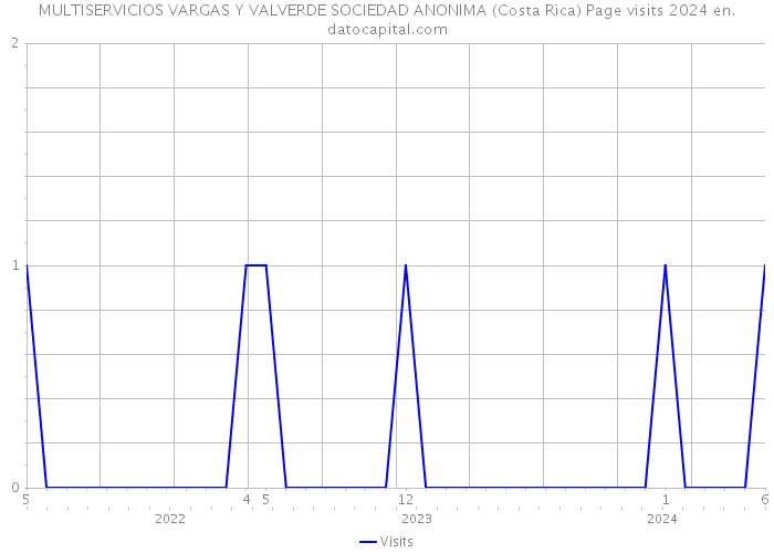 MULTISERVICIOS VARGAS Y VALVERDE SOCIEDAD ANONIMA (Costa Rica) Page visits 2024 
