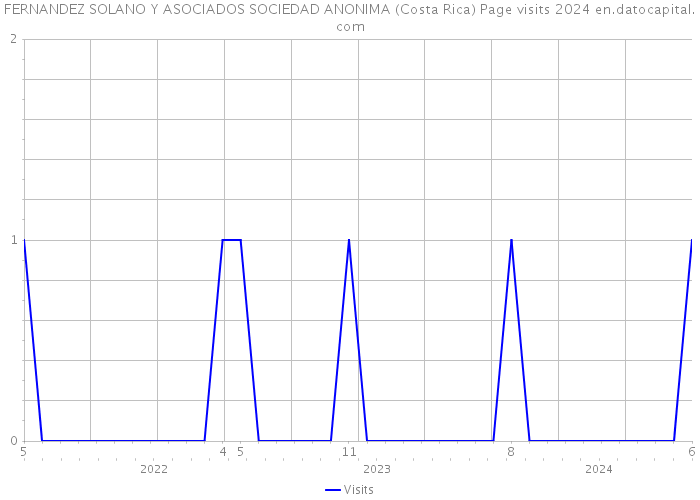 FERNANDEZ SOLANO Y ASOCIADOS SOCIEDAD ANONIMA (Costa Rica) Page visits 2024 