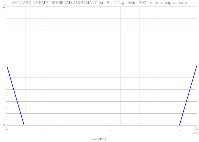 CANTARO DE PAPEL SOCIEDAD ANONIMA (Costa Rica) Page visits 2024 