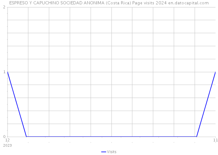 ESPRESO Y CAPUCHINO SOCIEDAD ANONIMA (Costa Rica) Page visits 2024 