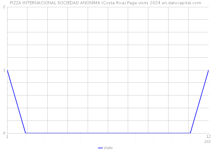 PIZZA INTERNACIONAL SOCIEDAD ANONIMA (Costa Rica) Page visits 2024 