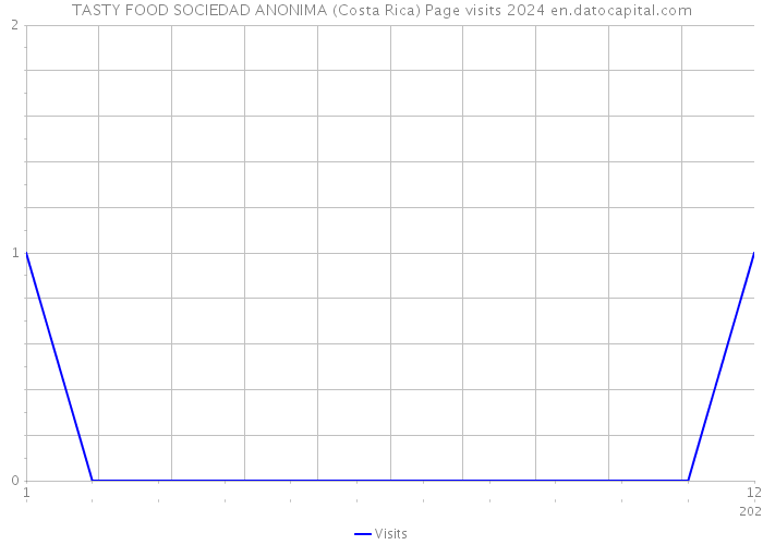 TASTY FOOD SOCIEDAD ANONIMA (Costa Rica) Page visits 2024 