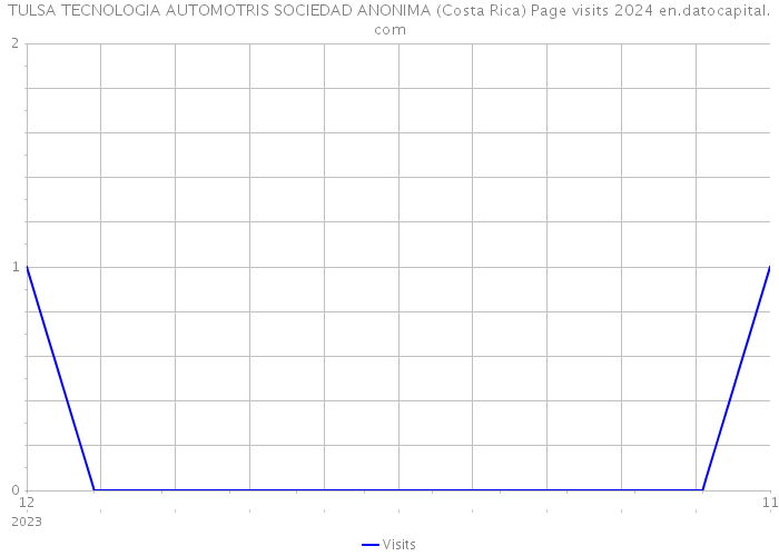 TULSA TECNOLOGIA AUTOMOTRIS SOCIEDAD ANONIMA (Costa Rica) Page visits 2024 