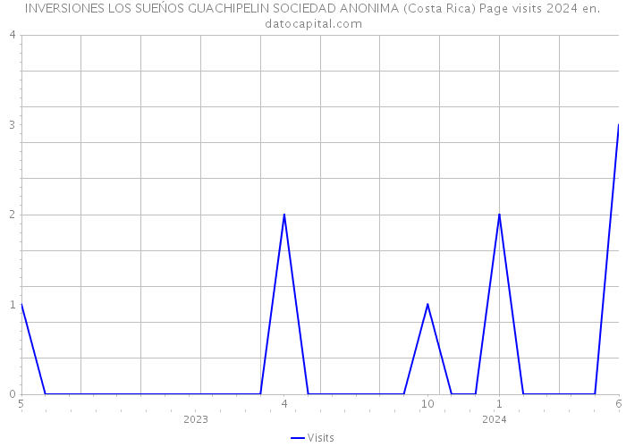 INVERSIONES LOS SUEŃOS GUACHIPELIN SOCIEDAD ANONIMA (Costa Rica) Page visits 2024 