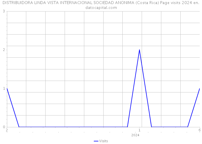 DISTRIBUIDORA LINDA VISTA INTERNACIONAL SOCIEDAD ANONIMA (Costa Rica) Page visits 2024 