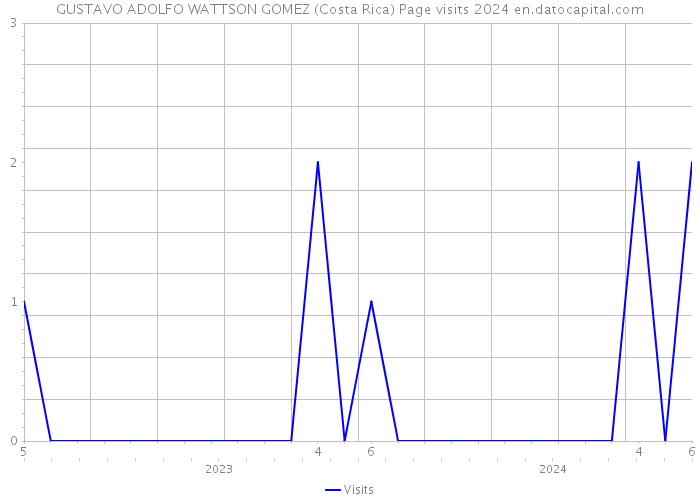 GUSTAVO ADOLFO WATTSON GOMEZ (Costa Rica) Page visits 2024 