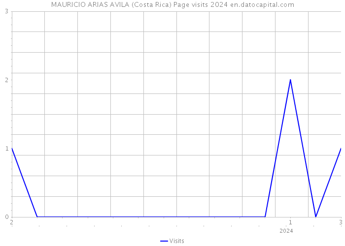 MAURICIO ARIAS AVILA (Costa Rica) Page visits 2024 