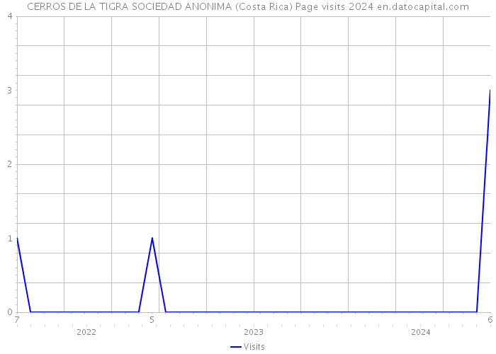 CERROS DE LA TIGRA SOCIEDAD ANONIMA (Costa Rica) Page visits 2024 