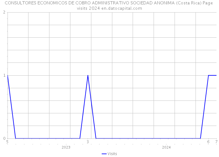 CONSULTORES ECONOMICOS DE COBRO ADMINISTRATIVO SOCIEDAD ANONIMA (Costa Rica) Page visits 2024 