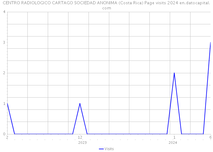 CENTRO RADIOLOGICO CARTAGO SOCIEDAD ANONIMA (Costa Rica) Page visits 2024 