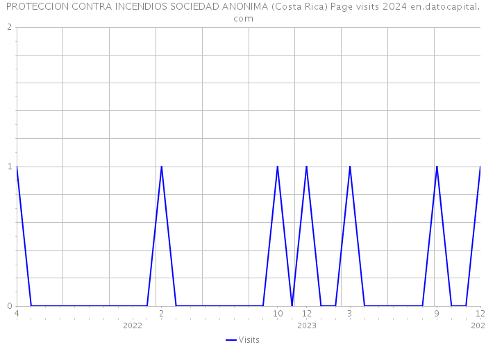 PROTECCION CONTRA INCENDIOS SOCIEDAD ANONIMA (Costa Rica) Page visits 2024 