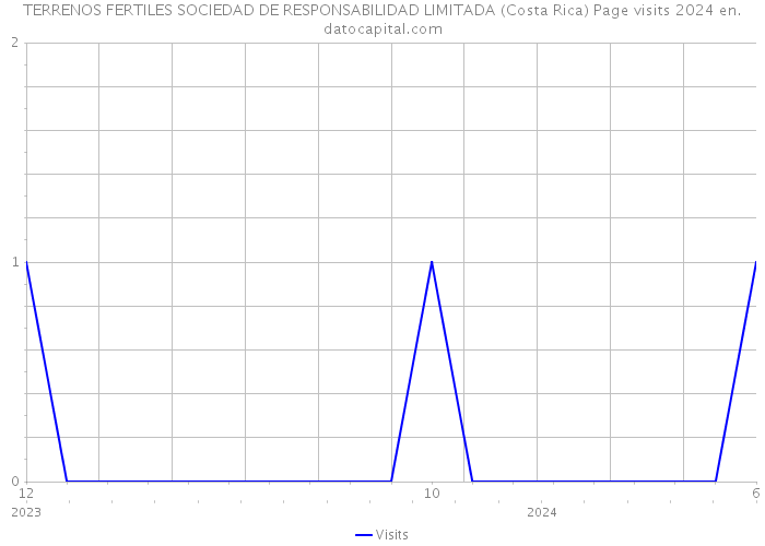 TERRENOS FERTILES SOCIEDAD DE RESPONSABILIDAD LIMITADA (Costa Rica) Page visits 2024 