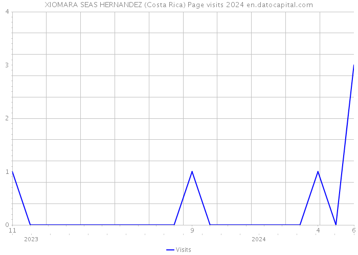 XIOMARA SEAS HERNANDEZ (Costa Rica) Page visits 2024 