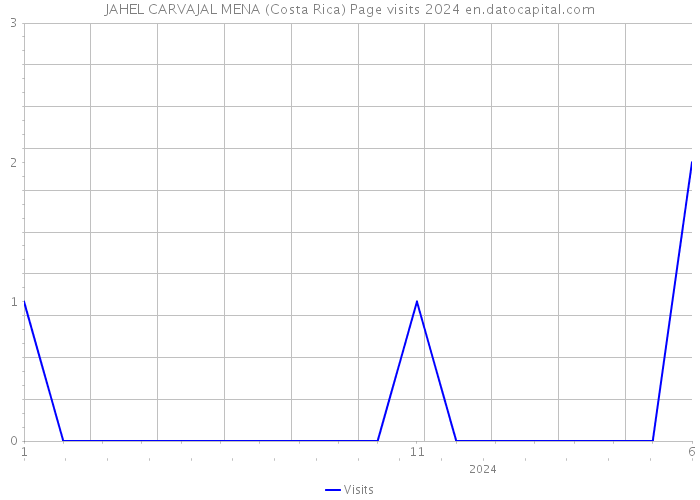 JAHEL CARVAJAL MENA (Costa Rica) Page visits 2024 
