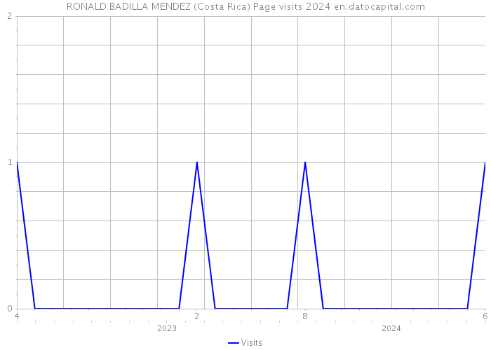 RONALD BADILLA MENDEZ (Costa Rica) Page visits 2024 