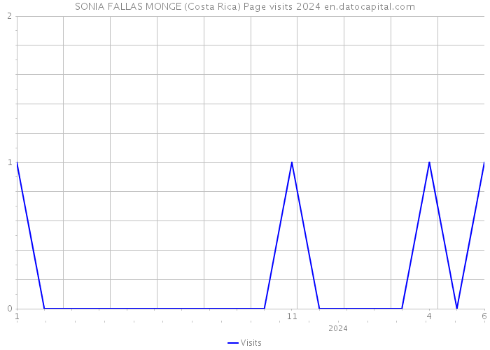 SONIA FALLAS MONGE (Costa Rica) Page visits 2024 