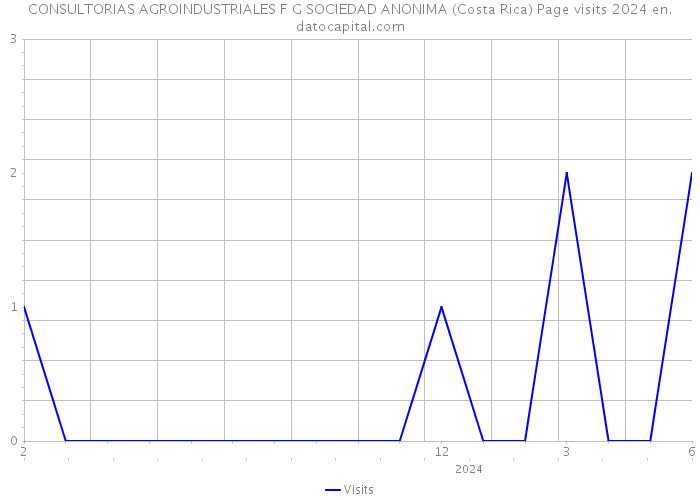 CONSULTORIAS AGROINDUSTRIALES F G SOCIEDAD ANONIMA (Costa Rica) Page visits 2024 