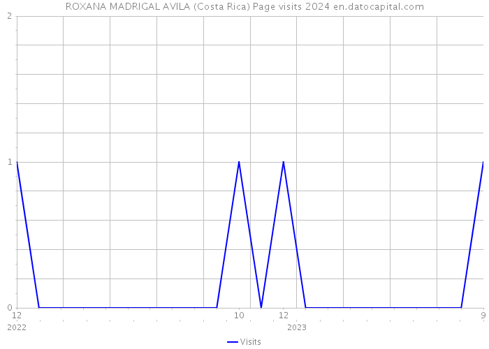 ROXANA MADRIGAL AVILA (Costa Rica) Page visits 2024 