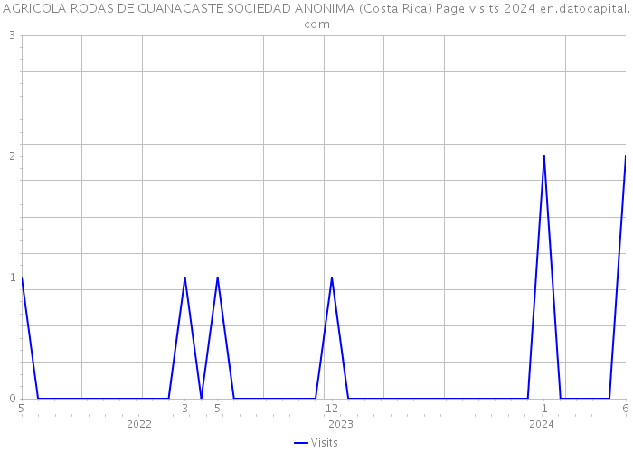 AGRICOLA RODAS DE GUANACASTE SOCIEDAD ANONIMA (Costa Rica) Page visits 2024 