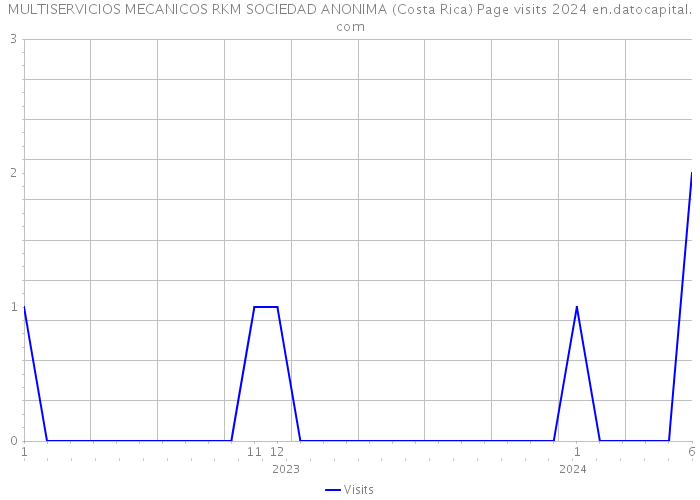 MULTISERVICIOS MECANICOS RKM SOCIEDAD ANONIMA (Costa Rica) Page visits 2024 